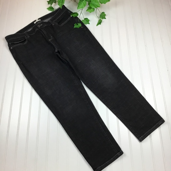 Eileen Fisher 10” High Rise Boyfriend Ankle Jeans - Picture 10 of 14